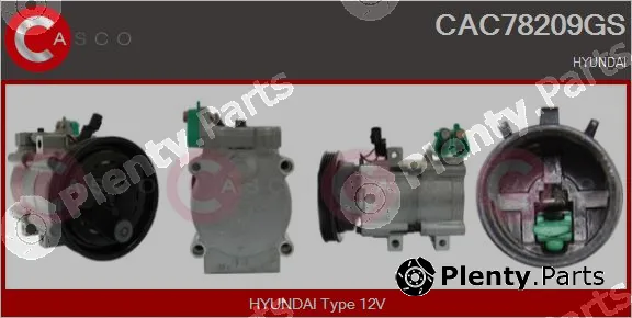 Casco CAC78209GS — Compressor, air conditioning