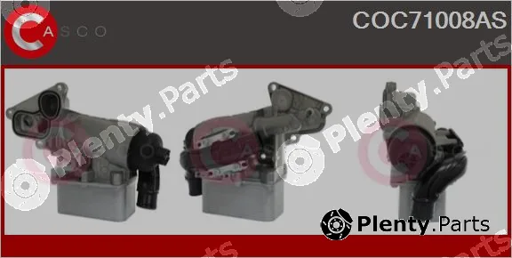 Casco COC71008AS — Oil Cooler, engine oil