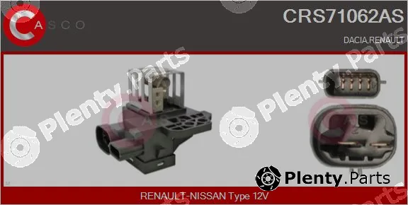 Casco CRS71062AS — Series resistor, electric motor (radiator fan)