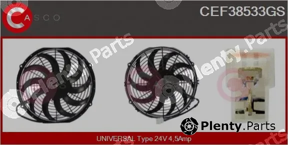Casco CEF38533GS — Electric Motor, radiator fan