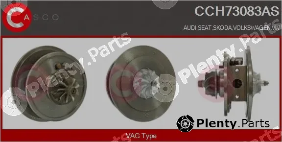 Casco CCH73083AS — Core assembly, turbocharger