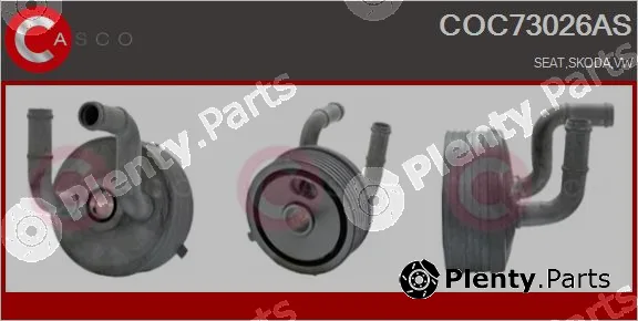 Casco COC73026AS — Oil Cooler, engine oil