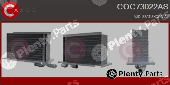 Casco COC73022AS — Oil Cooler, engine oil