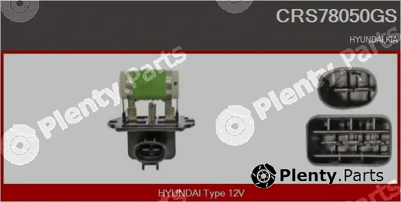 Casco CRS78050GS — Series resistor, electric motor (radiator fan)