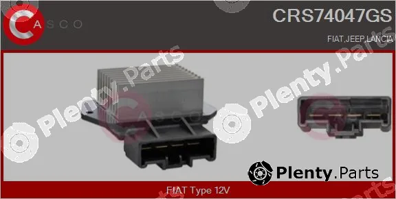 Casco CRS74047GS — Resistor, interior blower
