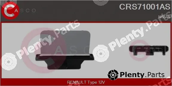 Casco CRS71001AS — Resistor, interior blower