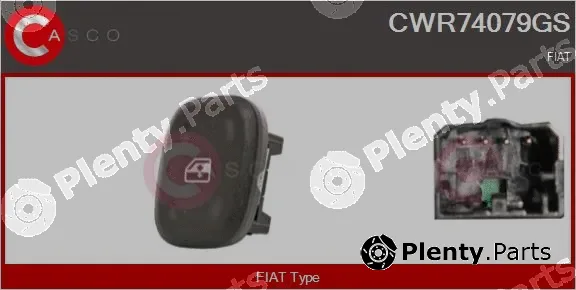 Casco CWR74079GS — Switch, window regulator
