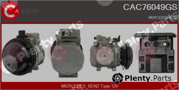 Casco CAC76049GS — Compressor, air conditioning