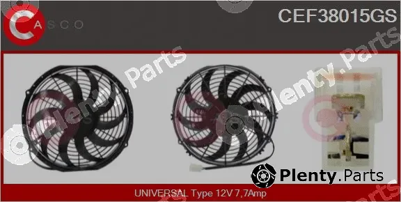 Casco CEF38015GS — Electric Motor, radiator fan