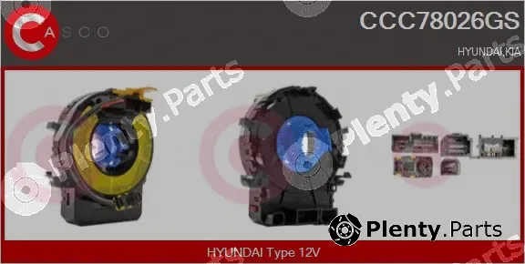 Casco CCC78026GS — Clockspring, airbag