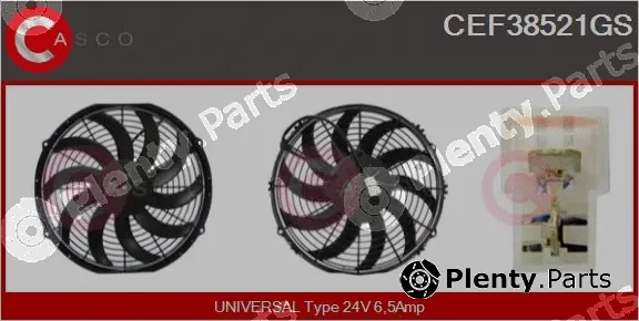 Casco CEF38521GS — Electric Motor, radiator fan