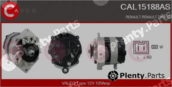 Casco CAL15188AS — Alternator