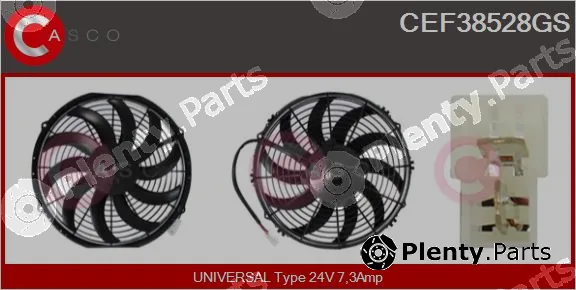 Casco CEF38528GS — Electric Motor, radiator fan