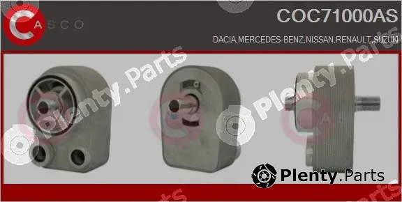 Casco COC71000AS — Oil Cooler, engine oil