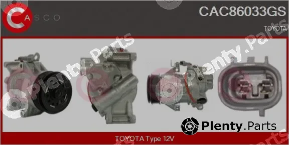 Casco CAC86033GS — Compressor, air conditioning