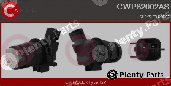 Casco CWP82002AS — Washer Fluid Pump, window cleaning