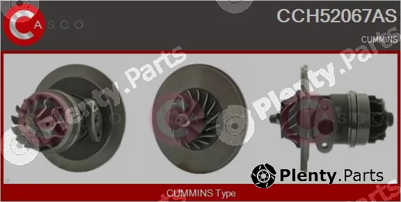 Casco CCH52067AS — Core assembly, turbocharger