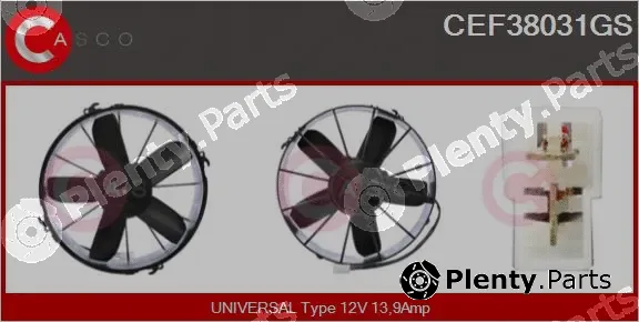 Casco CEF38031GS — Electric Motor, radiator fan