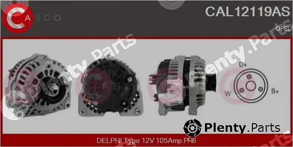 Casco CAL12119AS — Alternator
