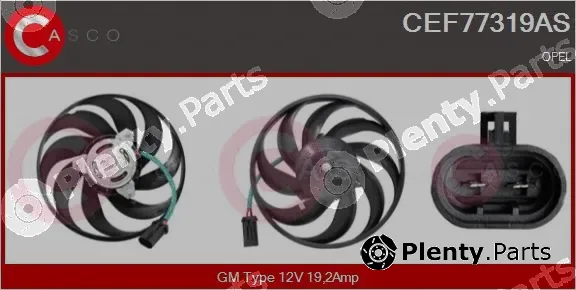Casco CEF77319AS — Fan, engine cooling