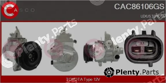 Casco CAC86106GS — Compressor, air conditioning
