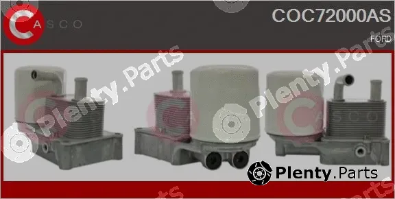 Casco COC72000AS — Oil Cooler, engine oil