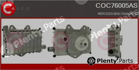 Casco COC76005AS — Oil Cooler, engine oil