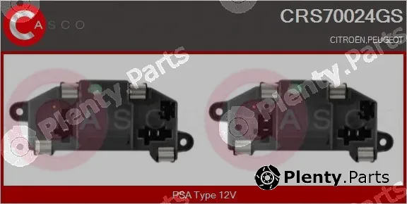 Casco CRS70024GS — Resistor, interior blower