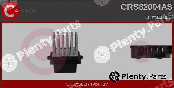 Casco CRS82004AS — Resistor, interior blower