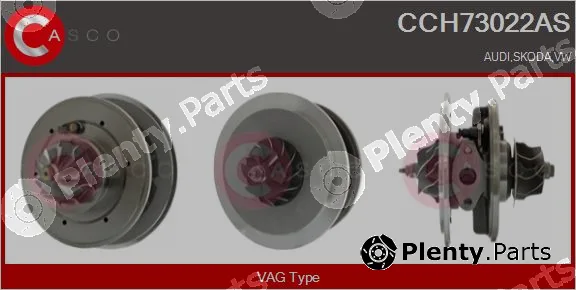 Casco CCH73022AS — Core assembly, turbocharger