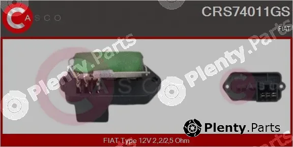 Casco CRS74011GS — Resistor, interior blower