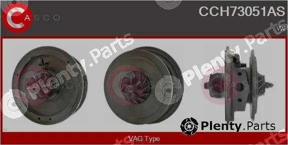 Casco CCH73051AS — Core assembly, turbocharger