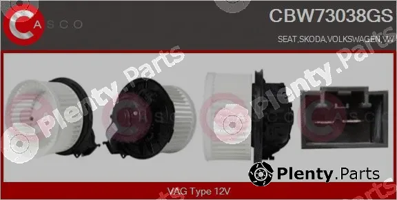 Casco CBW73038GS — Interior Blower