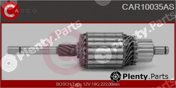 Casco CAR10035AS — Armature, starter