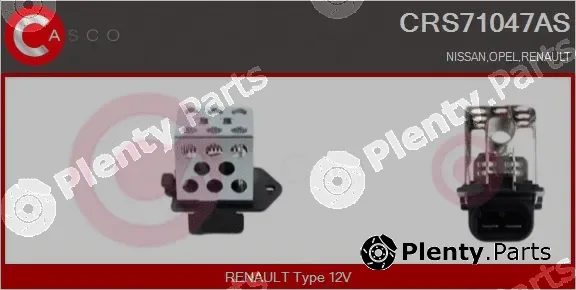Casco CRS71047AS — Series resistor, electric motor (radiator fan)