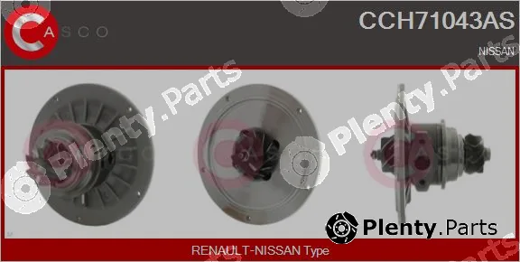 Casco CCH71043AS — Core assembly, turbocharger