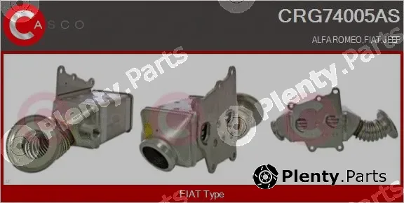 Casco CRG74005AS — Cooler, exhaust gas recirculation