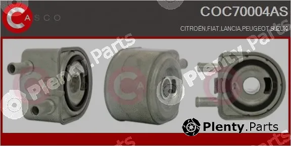Casco COC70004AS — Oil Cooler, engine oil