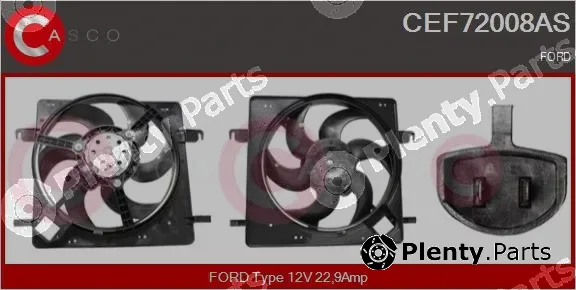 Casco CEF72008AS — Electric Motor, radiator fan