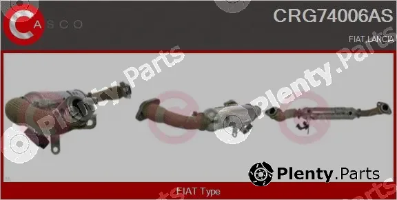 Casco CRG74006AS — Cooler, exhaust gas recirculation