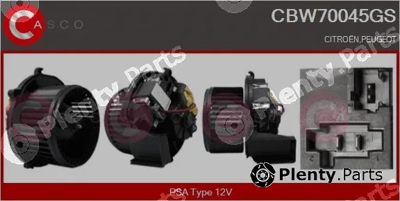 Casco CBW70045GS — Interior Blower