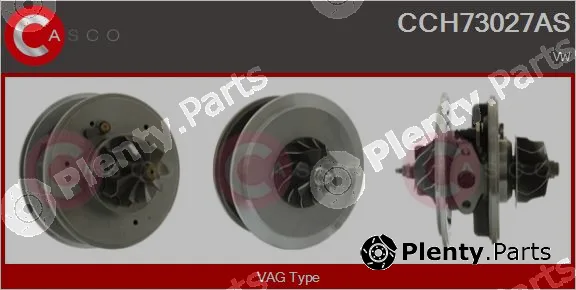 Casco CCH73027AS — Core assembly, turbocharger