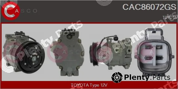Casco CAC86072GS — Compressor, air conditioning