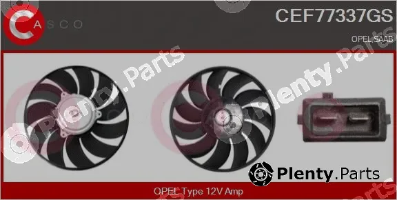 Casco CEF77337GS — Fan, engine cooling