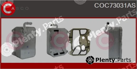 Casco COC73031AS — Oil Cooler, engine oil