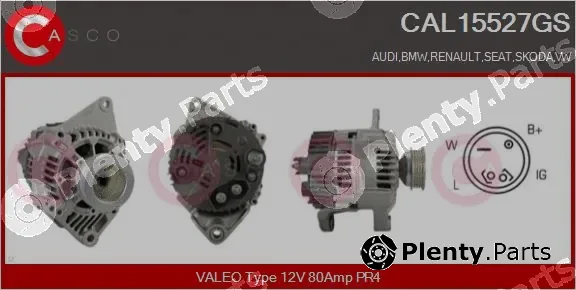 Casco CAL15527GS — Alternator