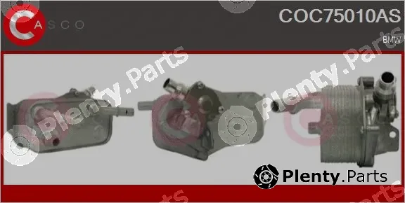 Casco COC75010AS — Oil Cooler, engine oil