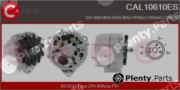 Casco CAL10610ES — Alternator