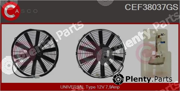 Casco CEF38037GS — Electric Motor, radiator fan