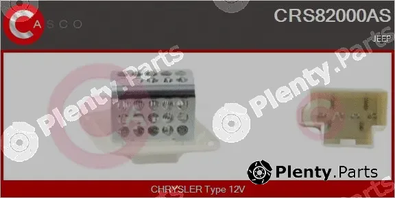 Casco CRS82000AS — Resistor, interior blower